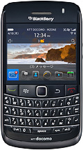 ドコモ スマートフォン BlackBerry Bold 9780の写真（正面）