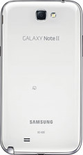 GALAXY Note II SC-02E　Marble Whiteの写真（背面）