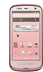 docomo with series ARROWS Kiss F-03E　Blush Pinkの写真（正面）