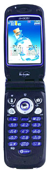 SH505i（ブルー）の製品本体の写真