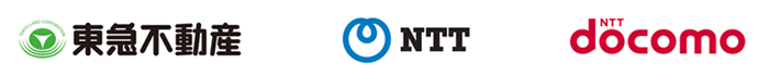 TOKYU LAND CORPORATION, NTT and NTT DOCOMO, INC., logo