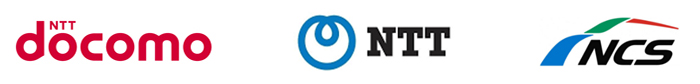 NTT DOCOMO, INC. NTT Corporation and NIPPON CAR SOLUTIONS CO., LTD. LOGO
