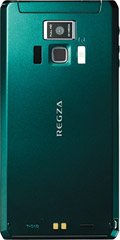 docomo with series REGZA Phone T-01D　Dark Greenの写真（背面）