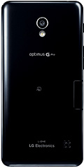 Optimus G Pro L-04E　Indigo Blackの写真（背面）