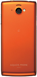 AQUOS PHONE si SH-07E　Orangeの写真（背面）