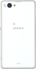 Xperia(TM) Z1 f SO-02F　Whiteの写真（正面）