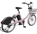 ピンクの自転車イメージ画像