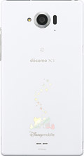 Disney Mobile on docomo SH-02G　Sparkling Whiteの写真（背面）