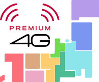 PREMIUM 4Gの提供エリアのイメージ